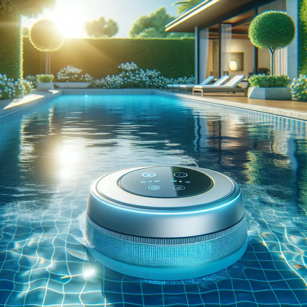 Robot piscine connecté
